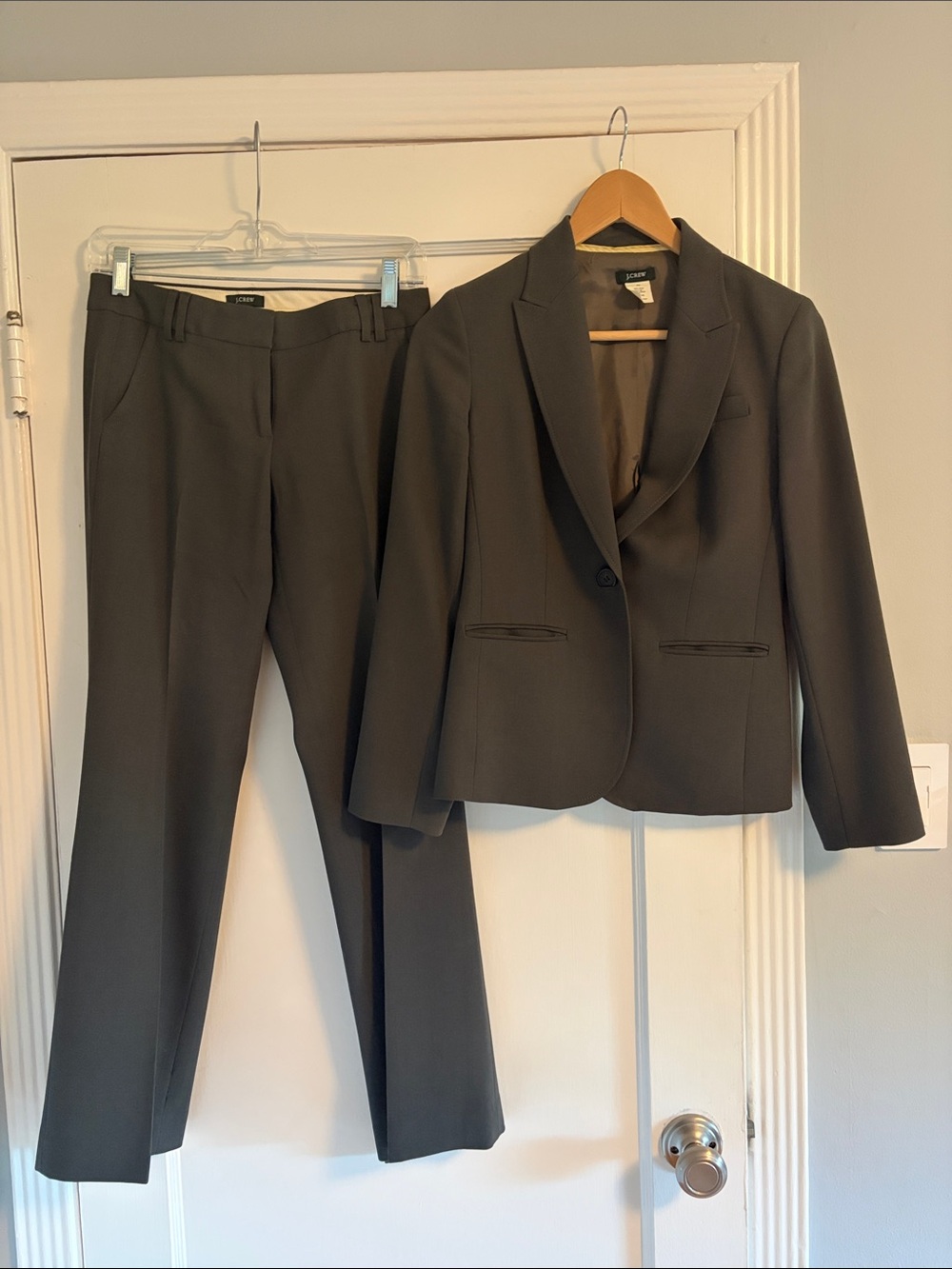 J. Crew 100% wool 0P pantsuit blazer & trousers